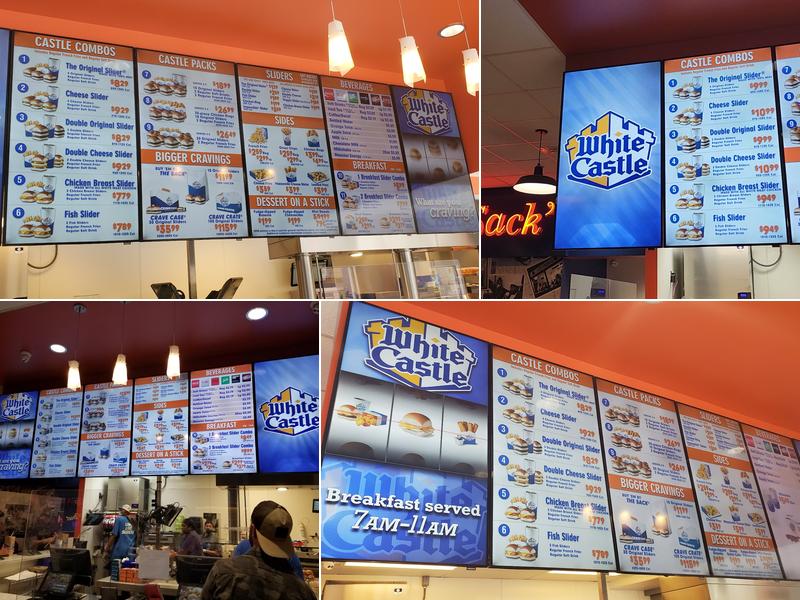 White Castle Menu