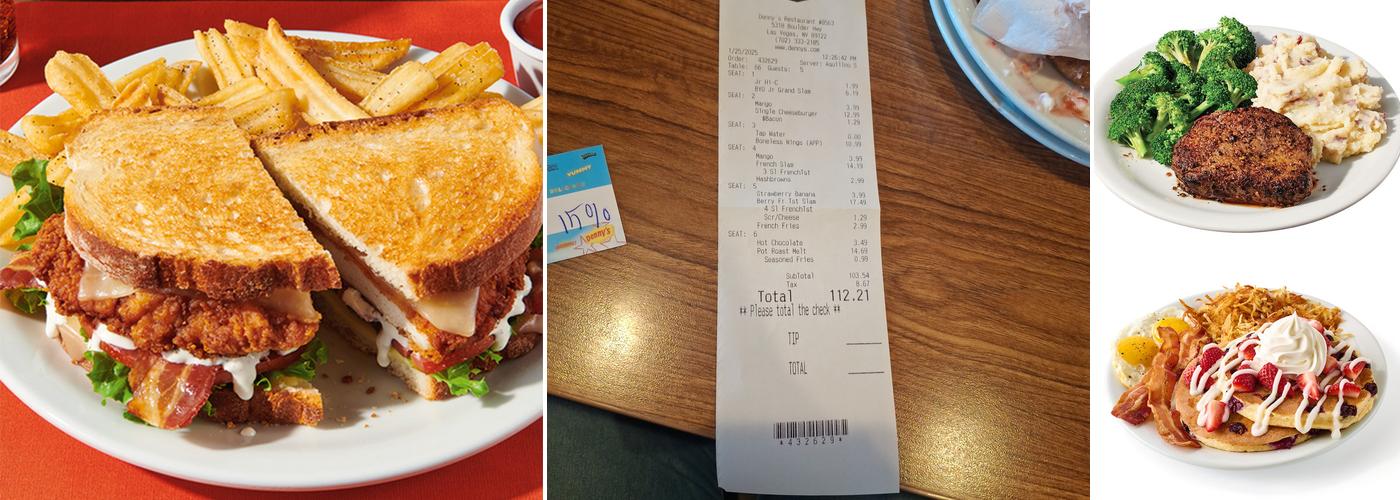 Denny's Menu