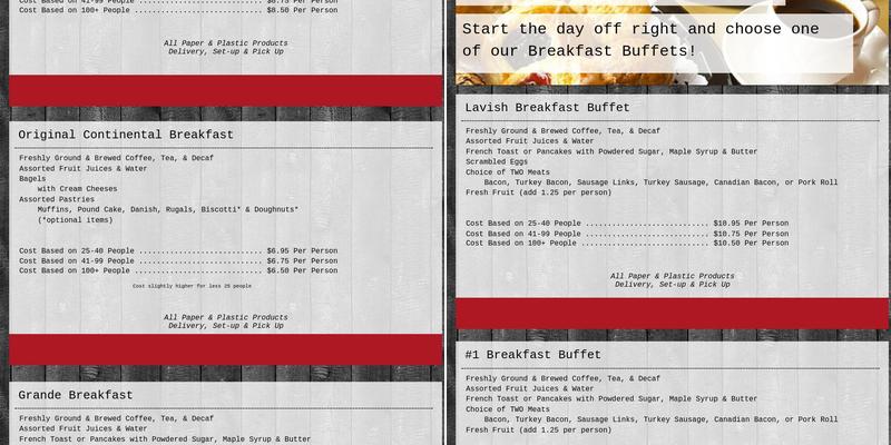 Frank's Deli & Catering Menu