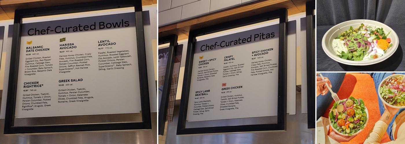 CAVA Menu