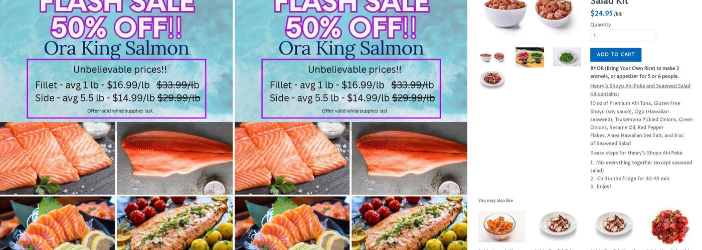 Truefish Menu
