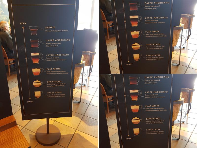Starbucks Menu
