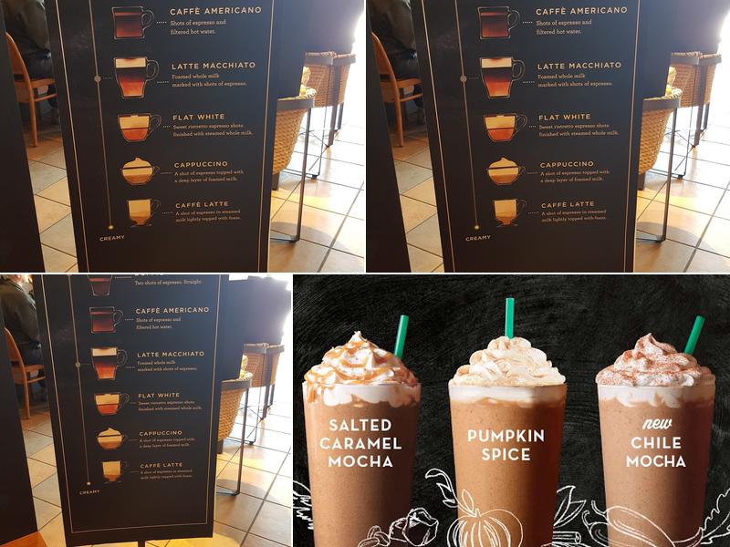 Starbucks Menu