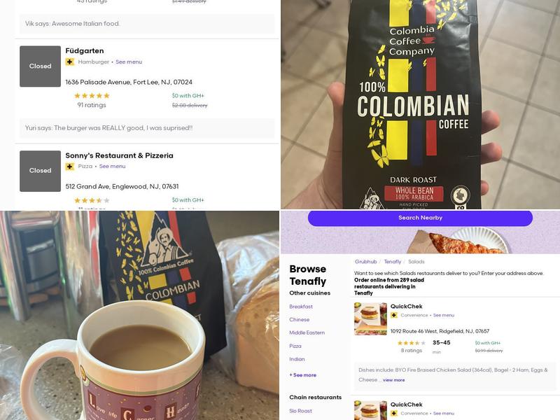 Colombia Coffee Co. Menu