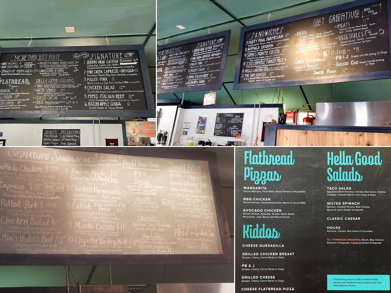 Hell's Canyon Inn Menu