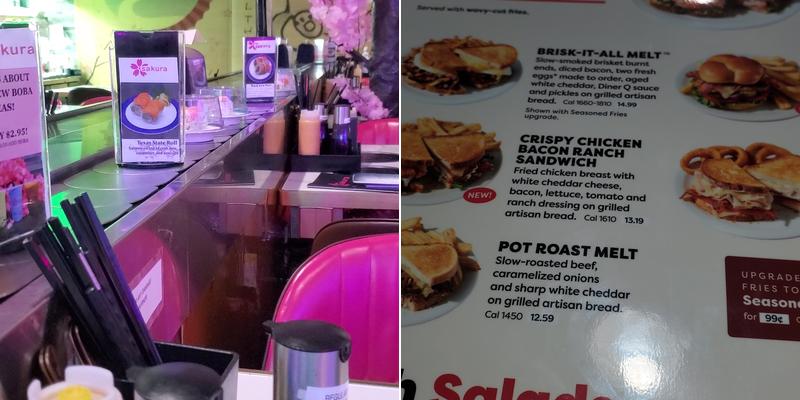 The Burger Den Menu