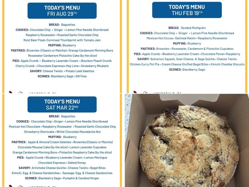 Be Kind Bake House Menu