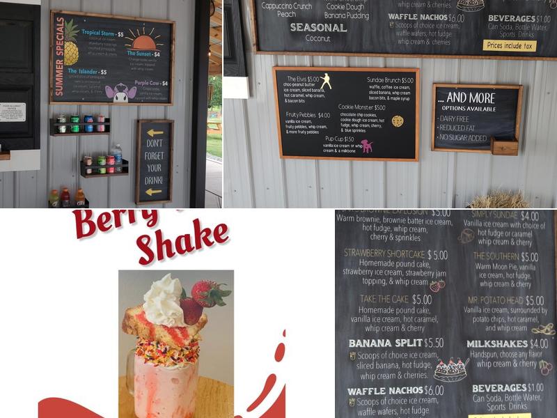 The Scoop @ Willow Oak Farms Menu