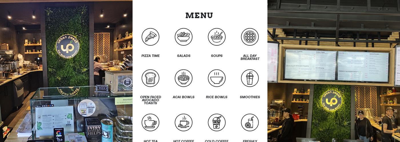 Urban Press Menu
