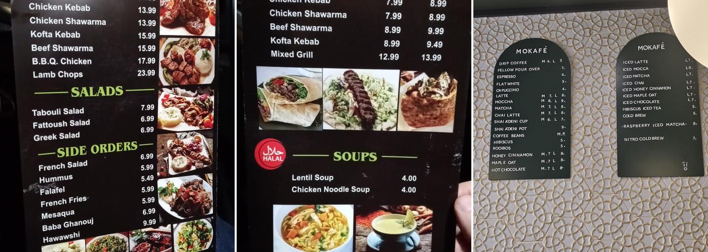 Al Quds Halal Meat & Mediterranean Grill Menu