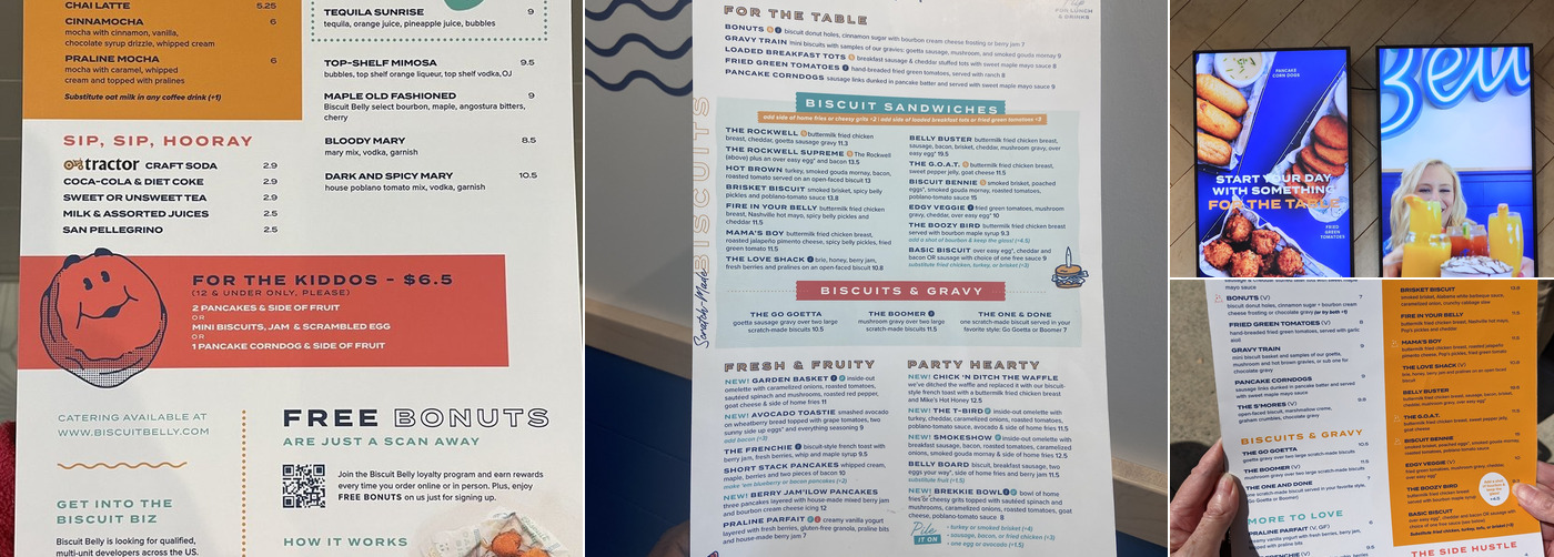 Biscuit Belly Hoover, Hoover Menu, Reviews (135), Photos (28