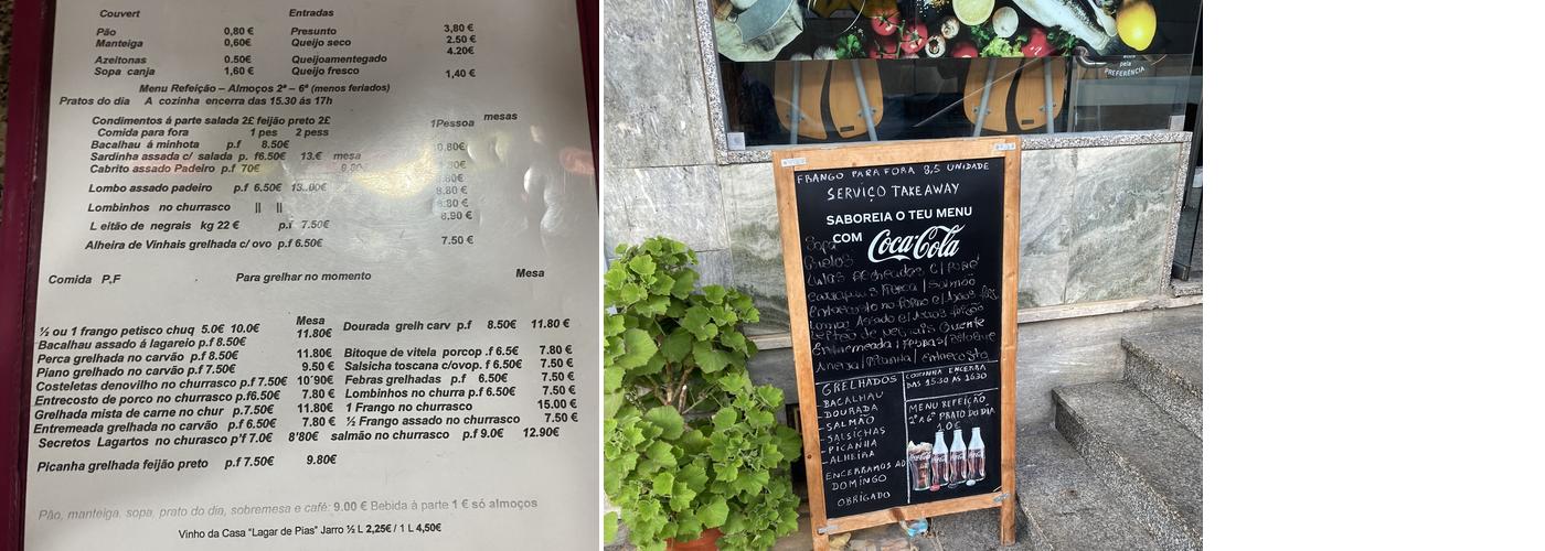 Estação dos Grelhados Menu