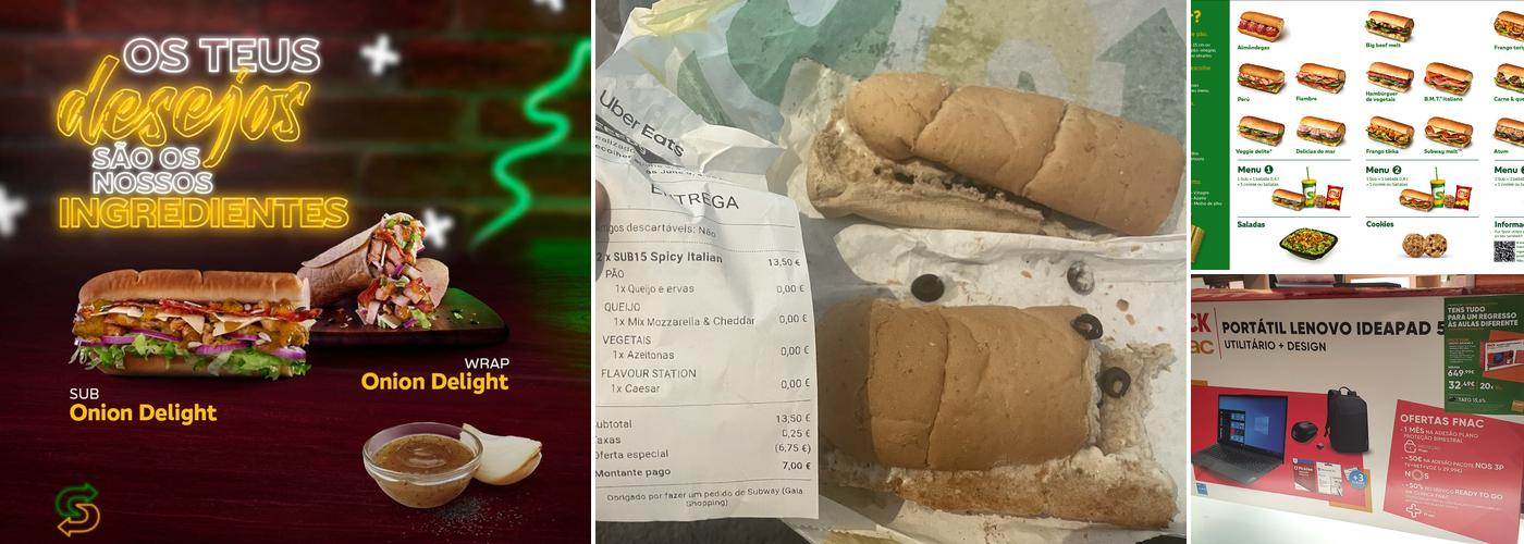 Subway Menu