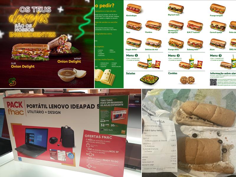 Subway Menu