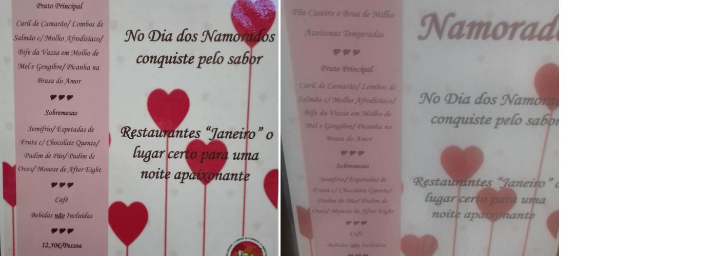 O Janeiro da Praça Menu