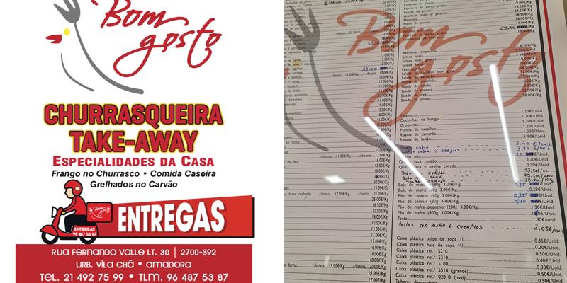 BBQ Bom Gosto (Bom gosto) Menu