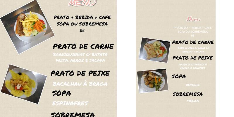 Duquesa Pastelaria Menu