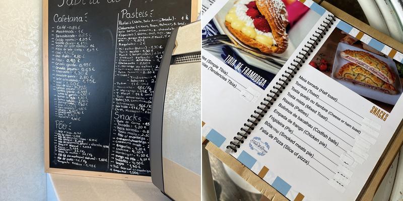 Tibias De Braga Menu