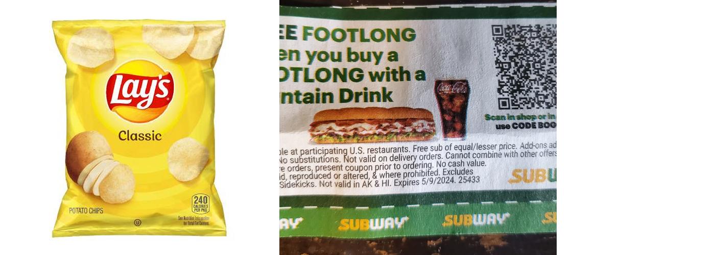 Subway Menu