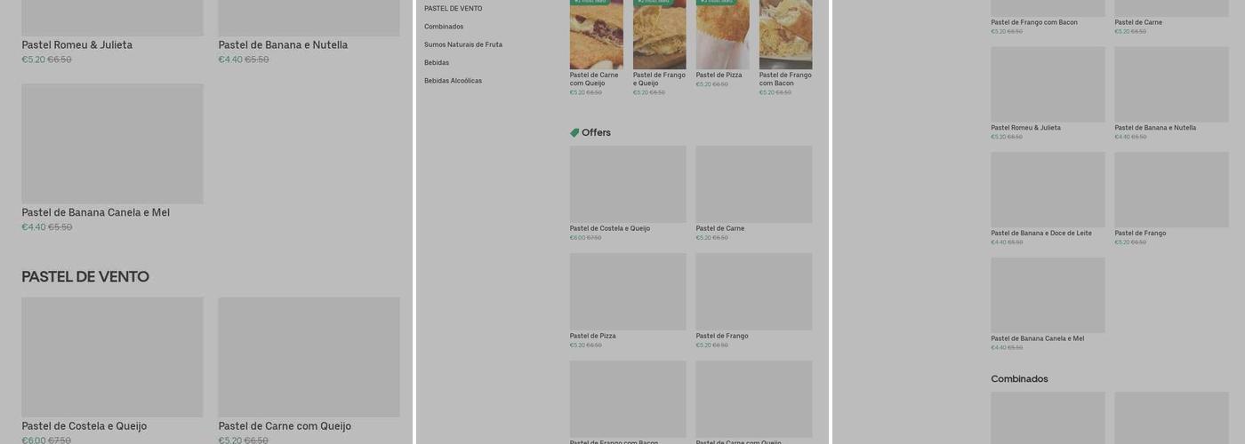 Doce Pecado - Snack Menu