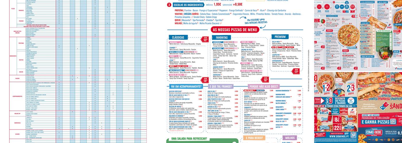 Domino's Pizza Cacém Menu