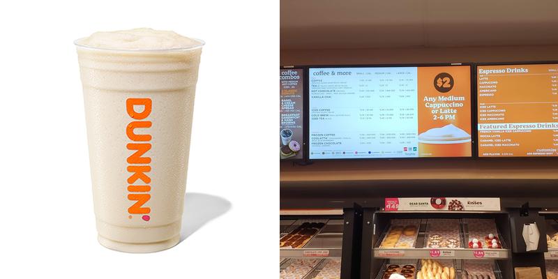 Dunkin' Menu