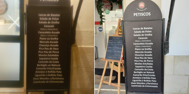 Restaurante Dom Carlos 2 Menu