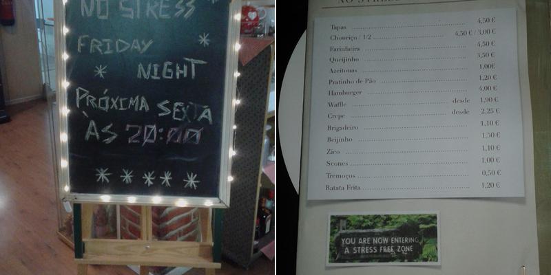 Grão d'Café Menu