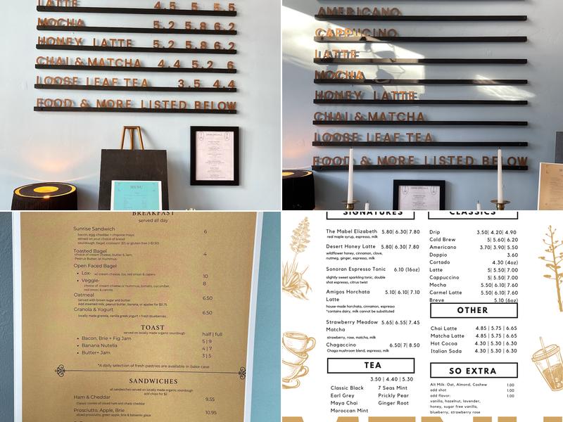 The Century Lounge Menu