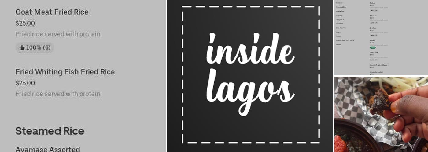 Inside Lagos Kitchen Menu