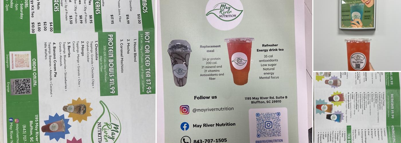 May River nutrition Menu