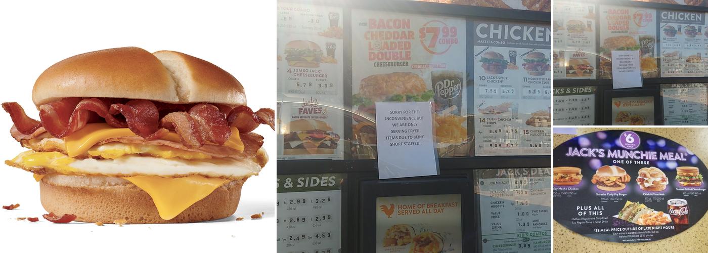 Jack in the Box Menu