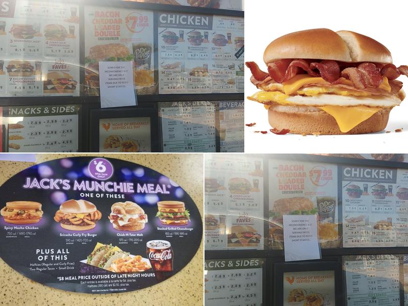 Jack in the Box Menu