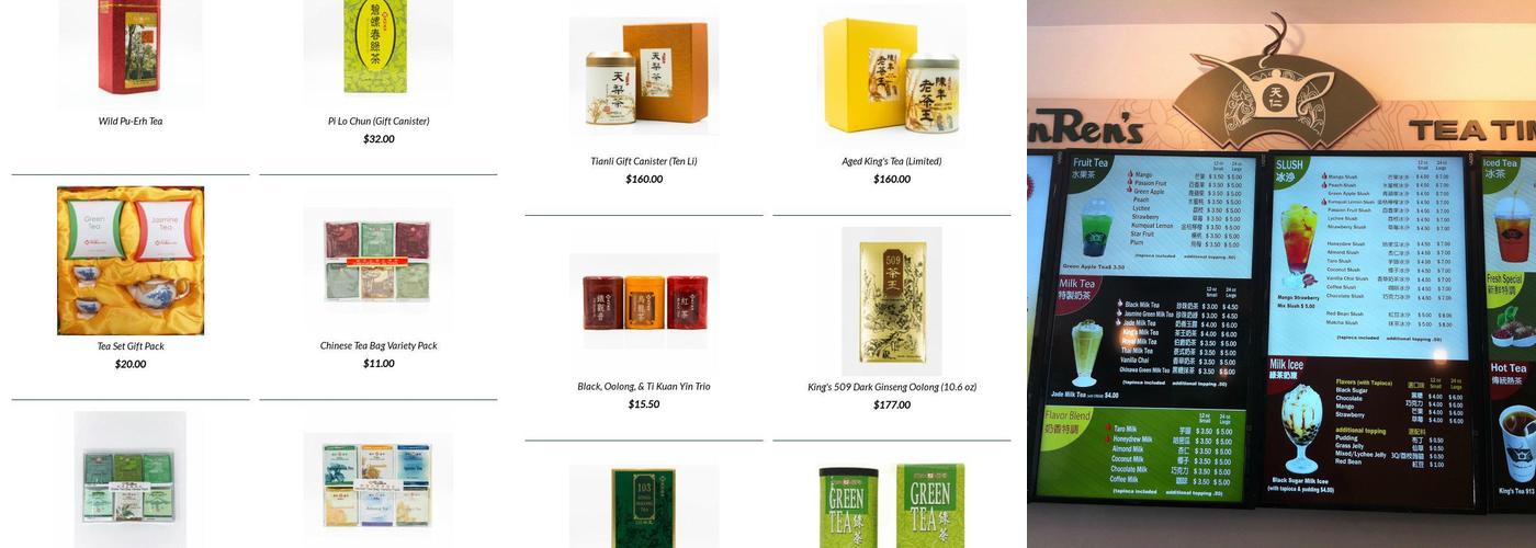 Ten Ren's Tea and Ginseng Co. Menu