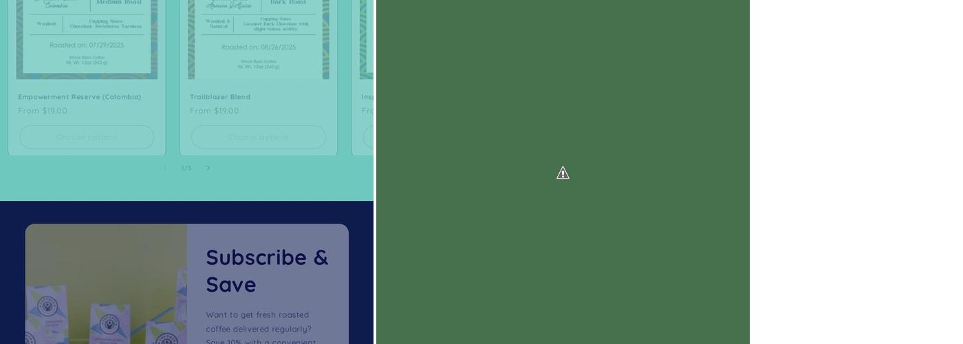 Empower Coffee Roasters Menu