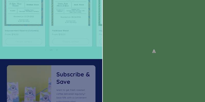 Empower Coffee Roasters Menu