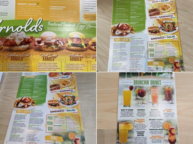 The Toasted Yolk Cafe Menu
