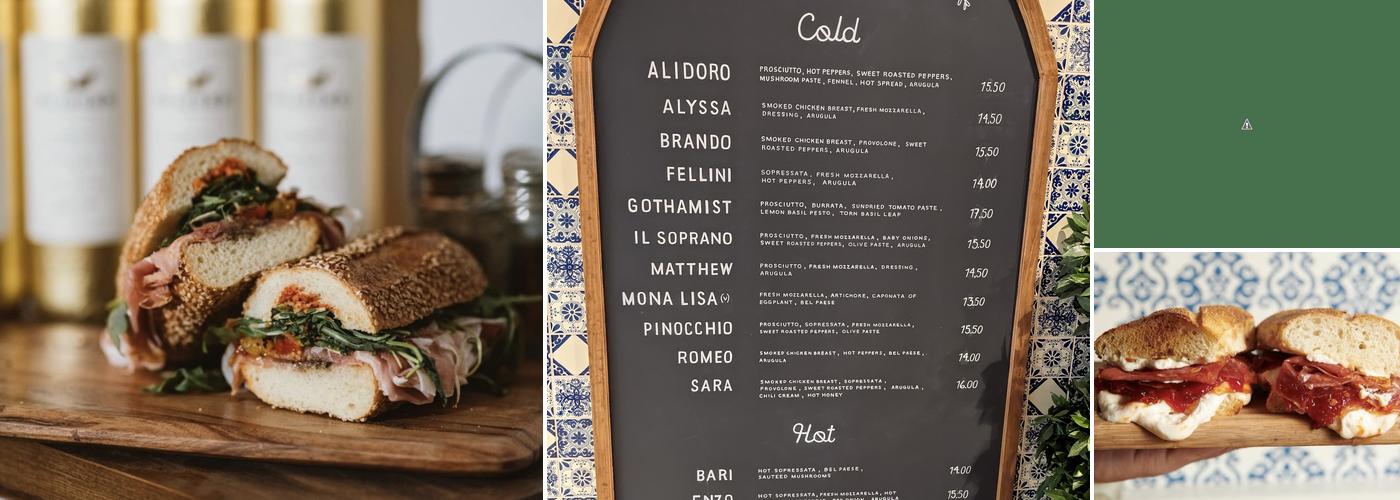 ALIDORO Menu