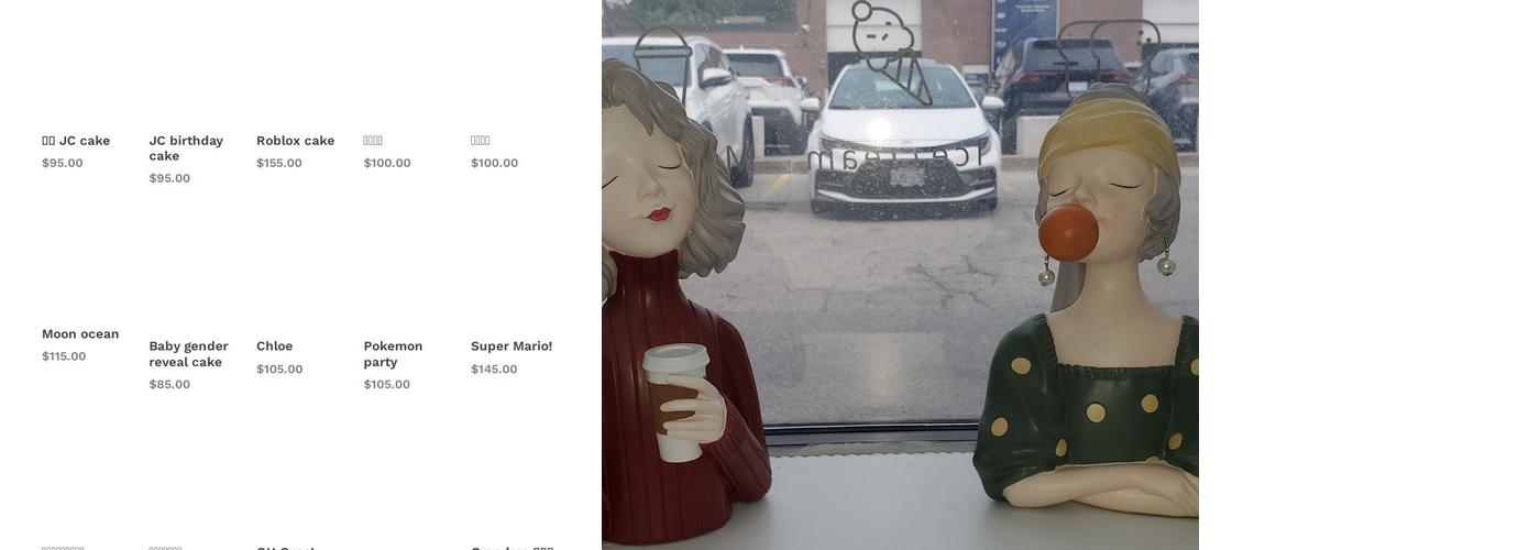 Deer cake Thornhill Menu