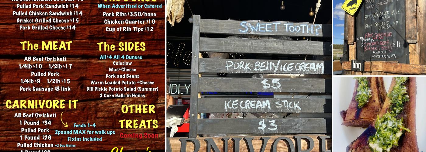 Honey's BBQ Menu