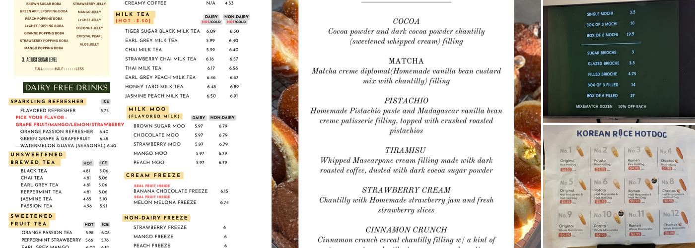 DONUT HOUSE(MOCHI) (CONSHOHOCKEN) Menu