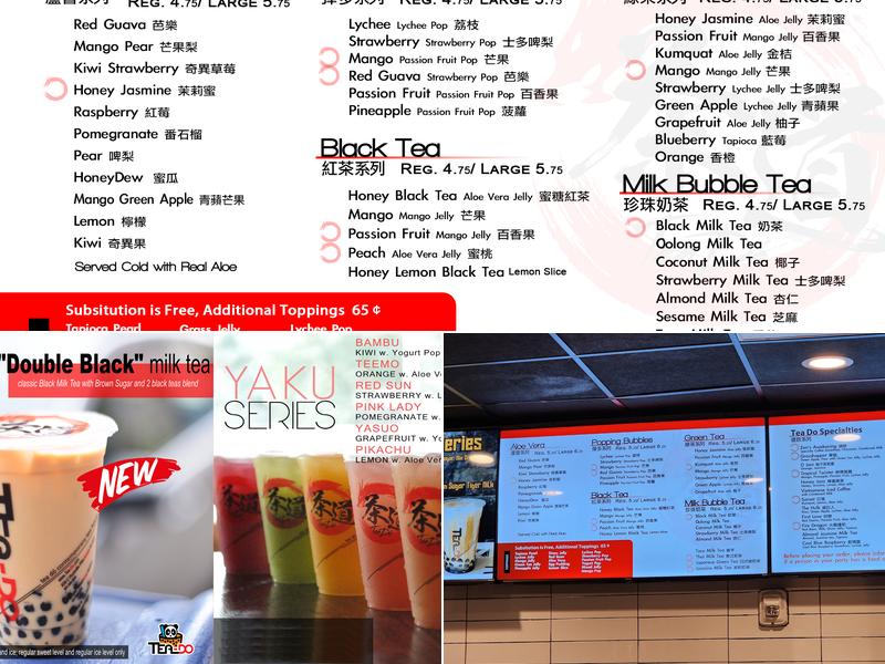 Tea-Do Central SQ Menu