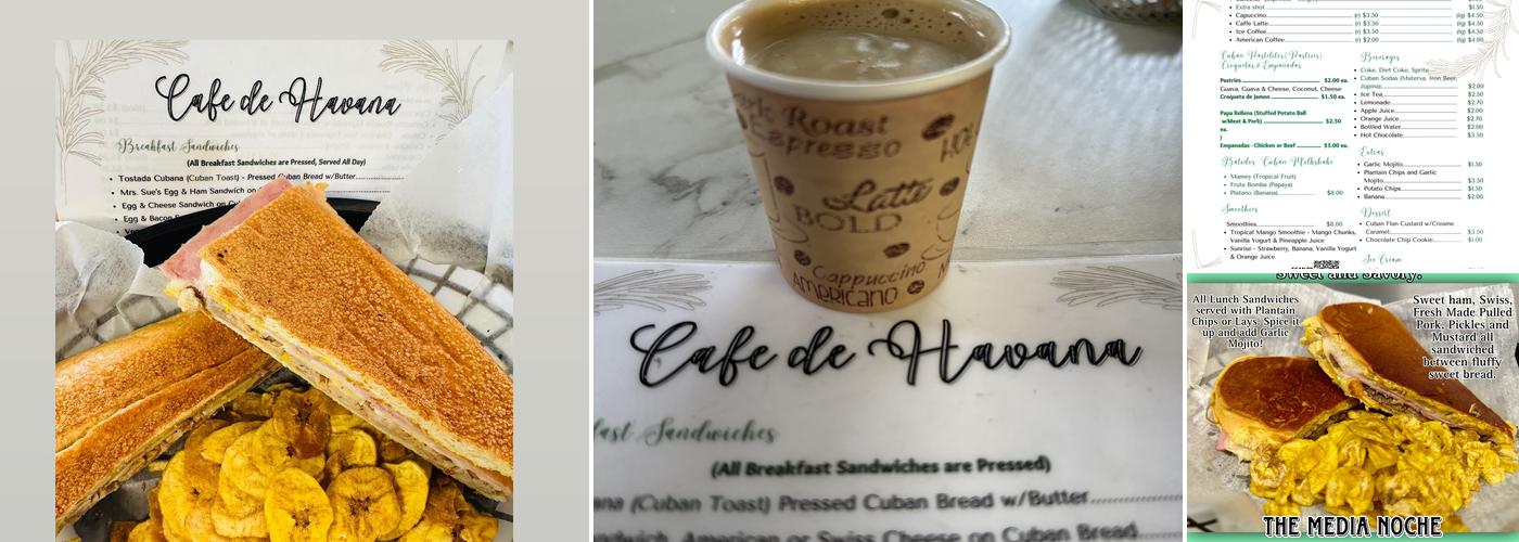 Cafe de Havana Menu