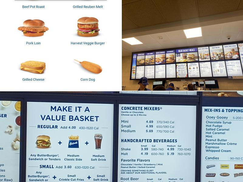 Culver’s Menu