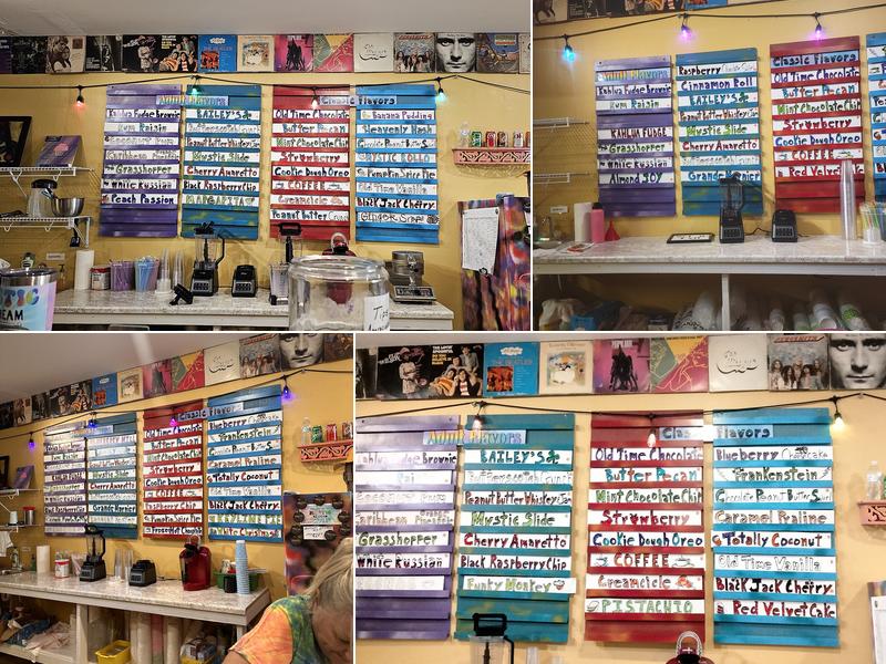 Mystic Ice Cream Menu