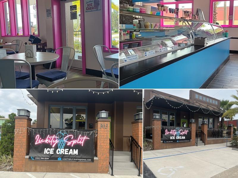 Lickity Split Ice Cream 303 N Grove St, Eustis