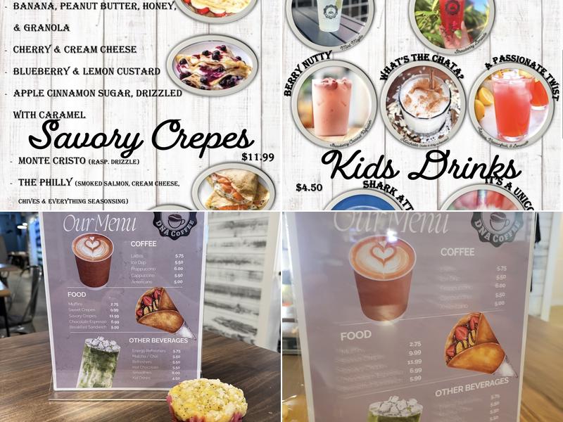 It’s In The DNA Coffee Menu