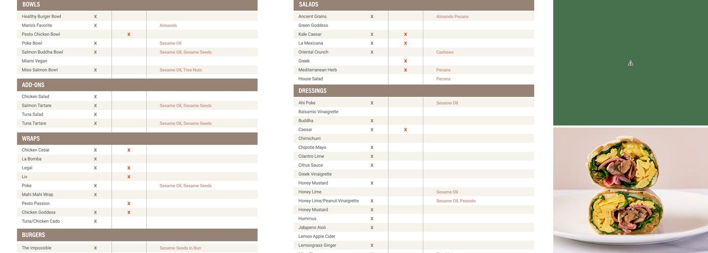 Carrot Express Menu