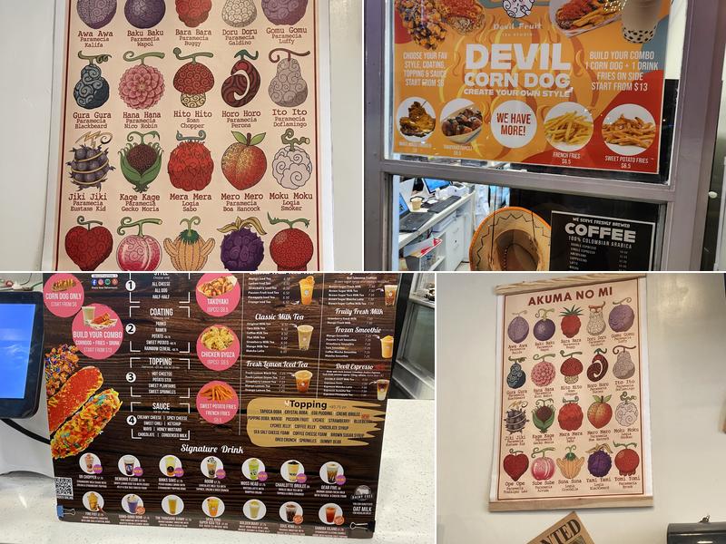 Devil Fruit Tea Studio Menu