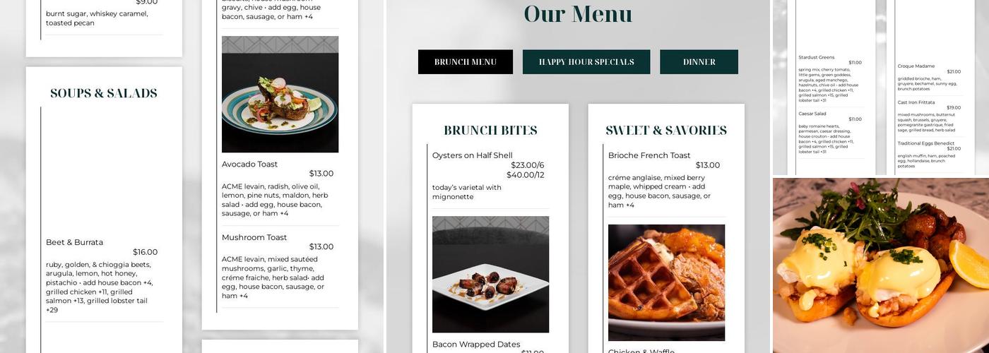 Stardust Menu